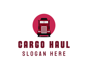 Truck Shipping Vehicle logo design