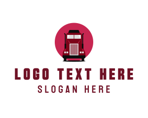 Haulage - Truck Shipping Vehicle logo design