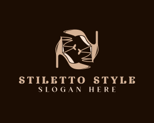 Feminine Fashion Stiletto logo design