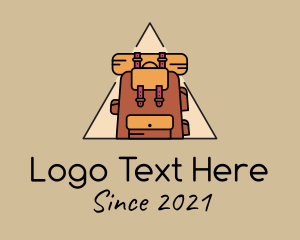 Backpacker - Backpack Rucksack Bag logo design