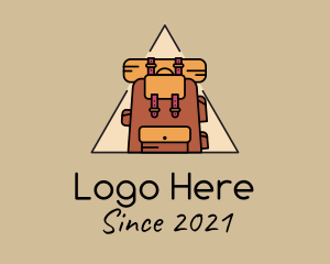 Backpack Rucksack Bag logo design