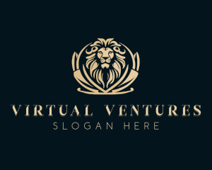 Lion Investment Finance logo design