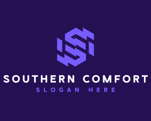 Company Tech Letter S logo design