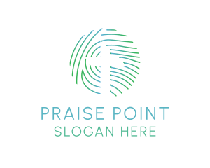 Praise - Thumbmark Cross Circle logo design