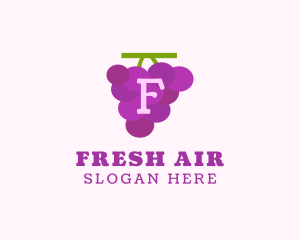 Fruit Grape Farm Market logo design