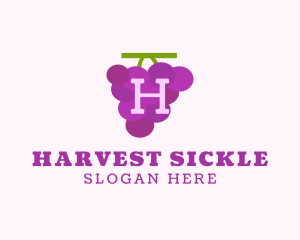 Fruit Grape Farm Market logo design