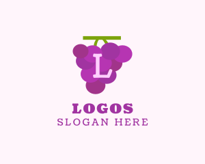 Durian - Fruit Grape Farm Market logo design