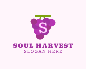 Fruit Grape Farm Market logo design