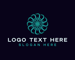 Motion - Cyber Software Technology logo design