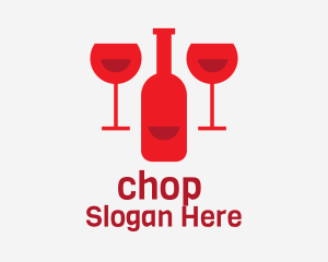 Red Wine Bar  Logo