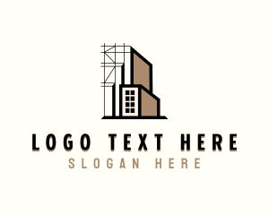 Structure - Construction Architecture Contractor logo design