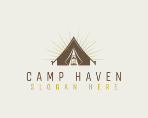 Tent - Outdoor Camping Tent logo design