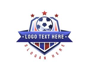 Footballer - Football Soccer Tournament logo design