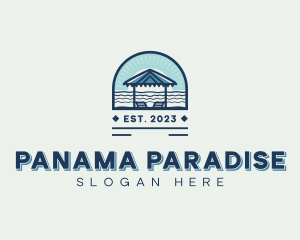 Beach Resort Canopy  logo design