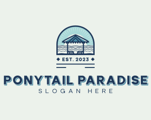 Beach Resort Canopy  logo design