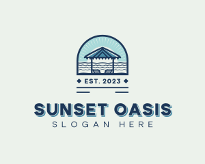 Beach Resort Canopy  logo design