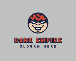 Villain - Evil Smiling Thief logo design