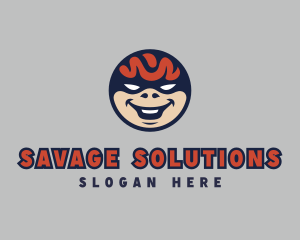 Thug - Evil Smiling Thief logo design