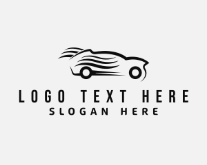 Black - Fast Car Garage logo design