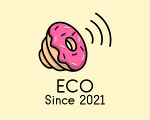 Baked Goods - Donut Audio Speaker logo design