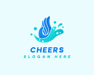 Droplet - Sanitary Hand Wash logo design