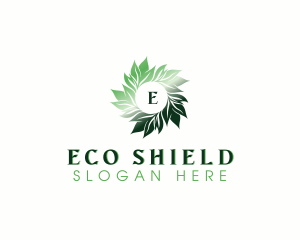 Eco Organic Leaves logo design