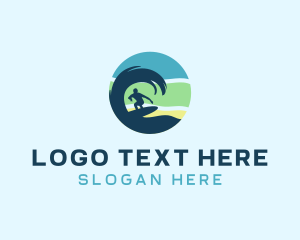 Outdoor - Summer Beach Surf logo design