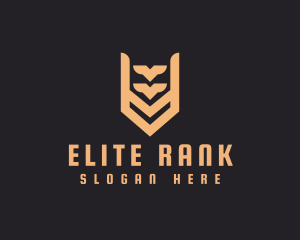 Rank - Military Army Badge logo design