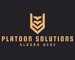 Platoon - Military Army Badge logo design