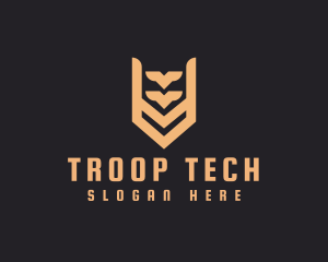 Troop - Military Army Badge logo design