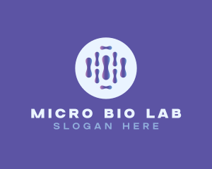 Microbiologist - Microbiological Science Laboratory logo design