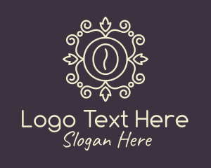 Coffee Shop - Minimalist Ornate Coffee logo design