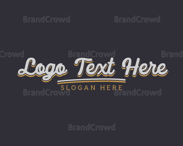 Casual Retro Business Logo