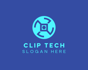 Digital Tech Wheel logo design