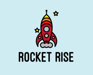 Launchpad - Rocket Launch Toy logo design