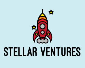 Astronomical - Rocket Launch Toy logo design