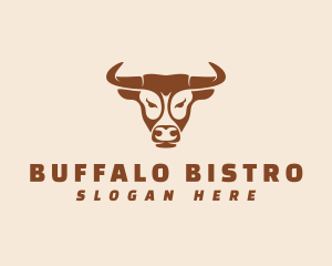 Bull Buffalo Cattle logo design