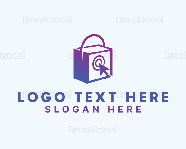 Online Shopping Bag Logo