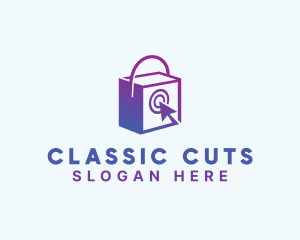 Online Shopping Bag logo design