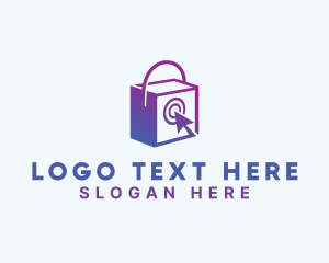 Online Shopping Bag Logo