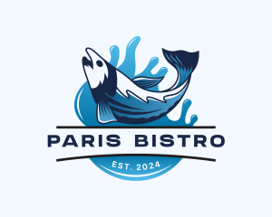 Fish Seafood Aquatic logo design