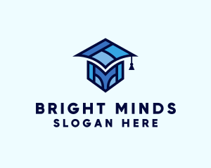 School - Academy School Graduation logo design