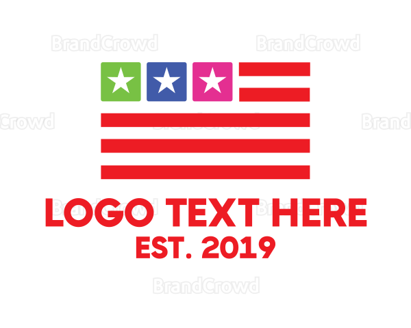 USA Flag App Logo