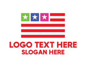 USA Flag App Logo
