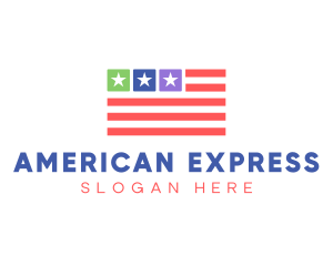 USA Flag App logo design