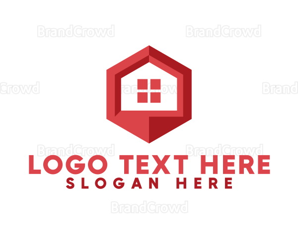 Realtor Geometric House Logo