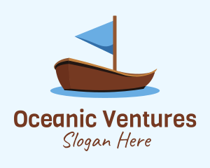 Small Fishing Boat logo design