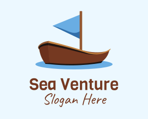 Small Fishing Boat logo design