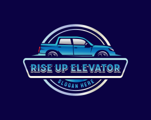 Pick Up Truck Automotive logo design