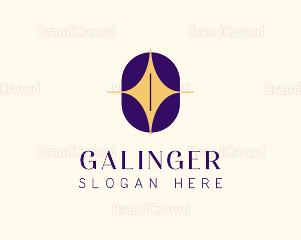 Elegant Star Letter O Logo
